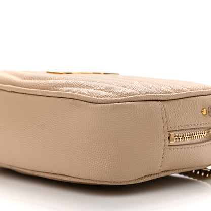 Saint Laurent Grain De Poudre Matelasse Monogram Mini Lou Camera Bag New Powder 10 of 10