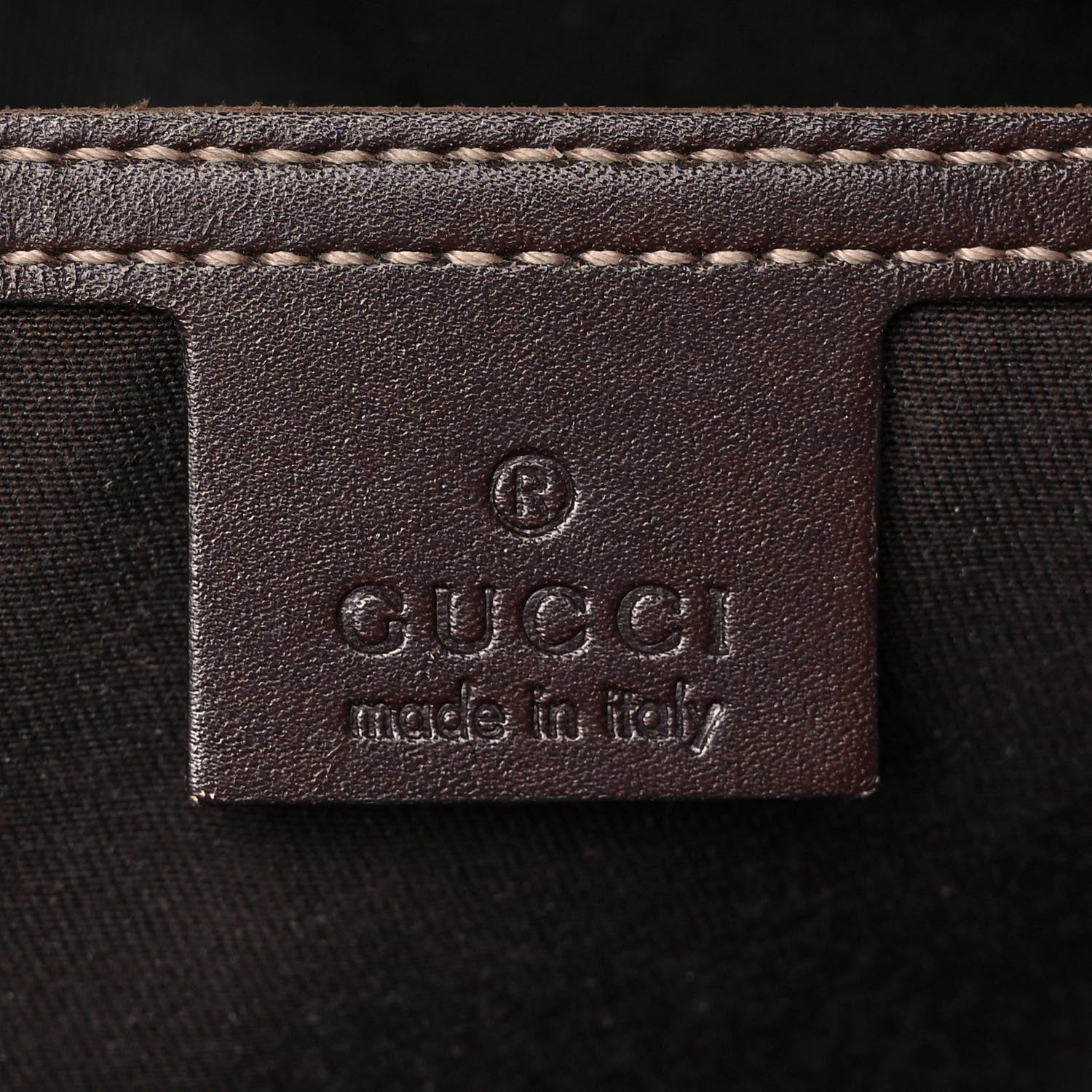 Gucci GG Plus Monogram Medium Zippered Shopping Tote Dark Brown 6 of 12