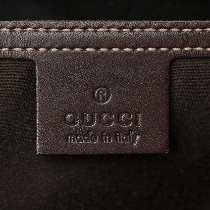 Gucci GG Plus Monogram Medium Zippered Shopping Tote Dark Brown 6 of 12