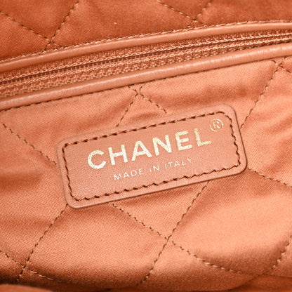 Chanel Shiny Calfskin Quilted Small Chanel 22 Beige 7 of 14