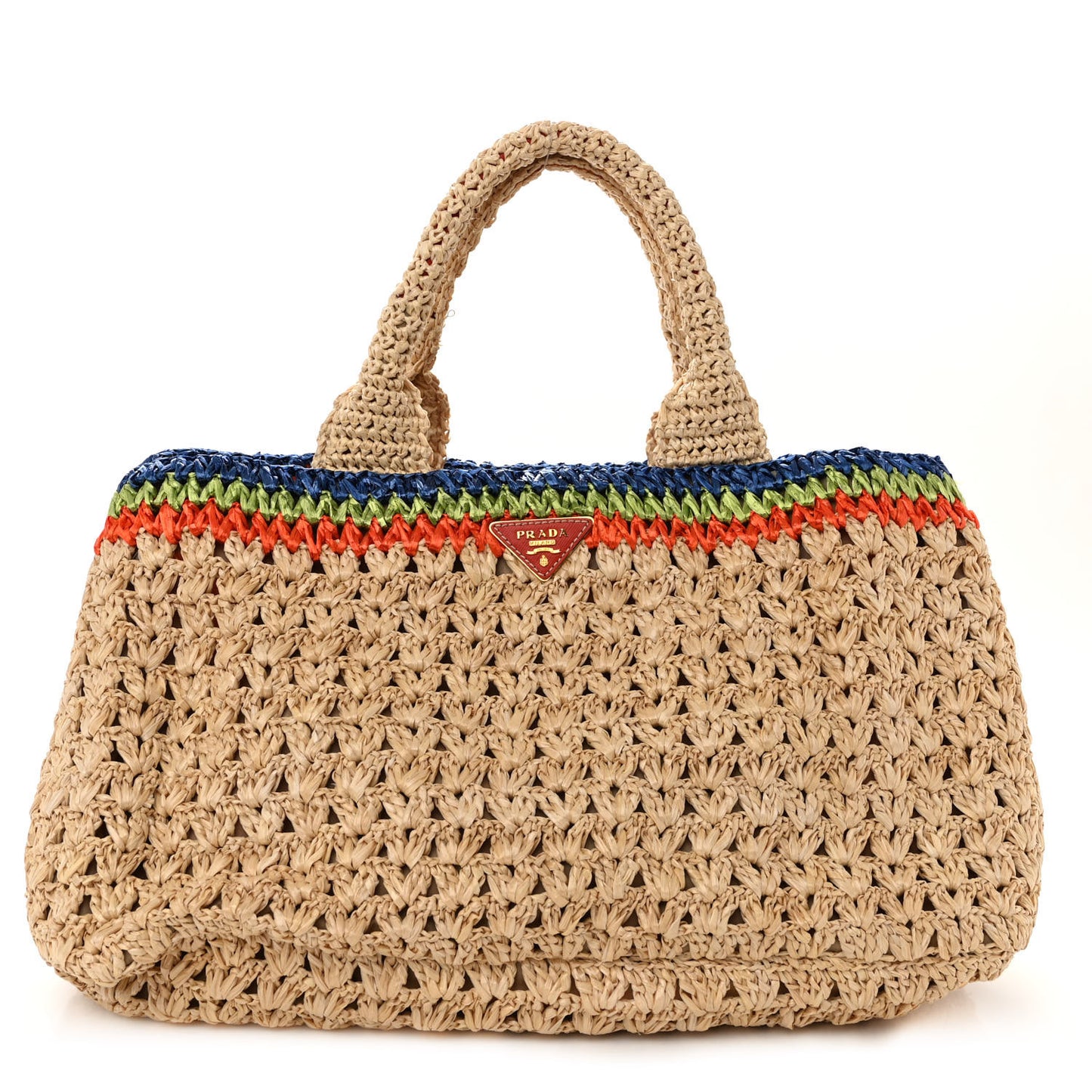 Raffia Gardeners Large Tote Multicolor