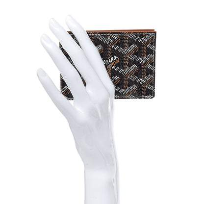 Goyard Goyardine Victoire Card Holder Insert Black Gold 2 of 8