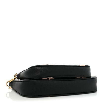 Louis Vuitton Empreinte Monogram Giant Multi Pochette Accessories Black Beige 4 of 9