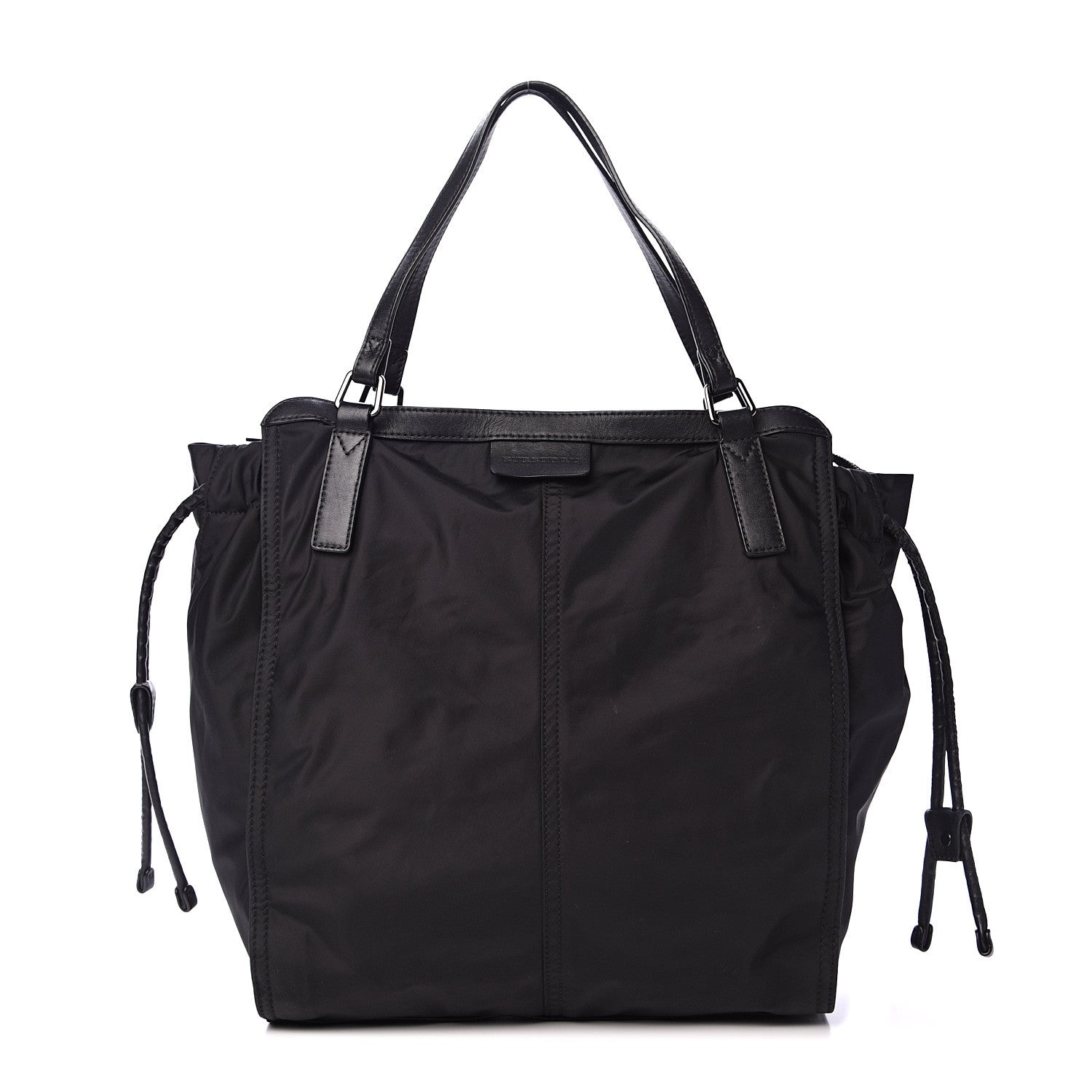 Burberry Nylon Check Buckleigh Packable Tote Black 1 of 10