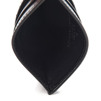Gucci Calfskin Matelasse GG Marmont Card Holder Black 5 of 8