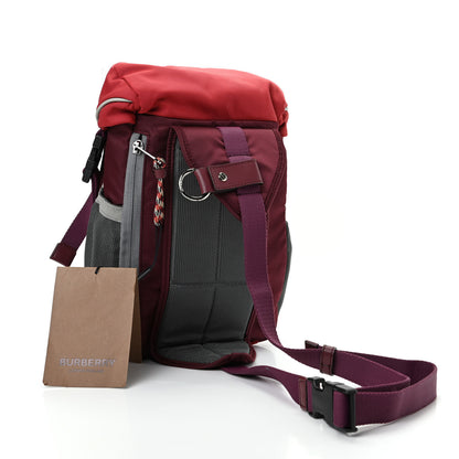 Burberry Nylon Leo Sling Bag Bright Red 3 of 10