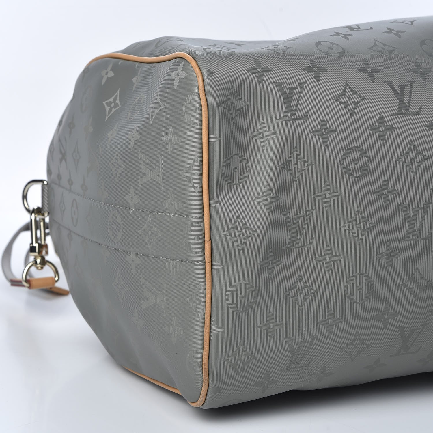 Louis Vuitton Monogram Titanium Keepall Bandouliere 50 5 of 11