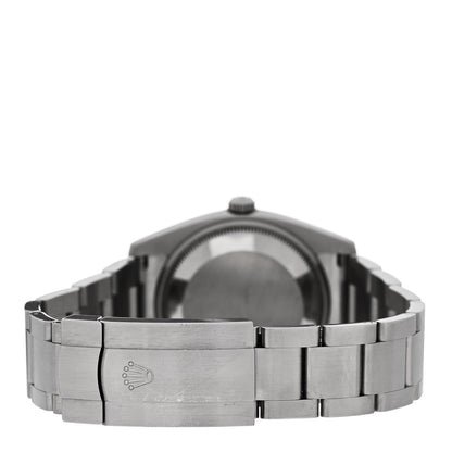 Rolex Stainless Steel 34mm Oyster Perpetual Watch Blue 114200 3 of 5