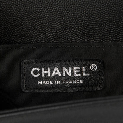 Chanel Caviar Quilted Medium Boy Flap So Black 6 of 7
