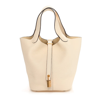 Hermes Taurillon Clemence Picotin Lock 18 PM Nata 1 of 11