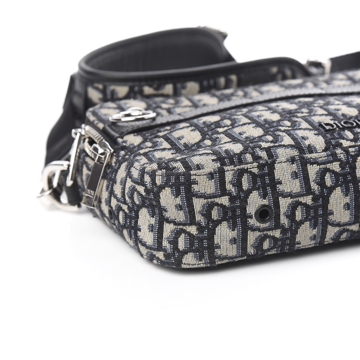 Christian Dior HOMME Oblique Safari Messenger Blue 7 of 9
