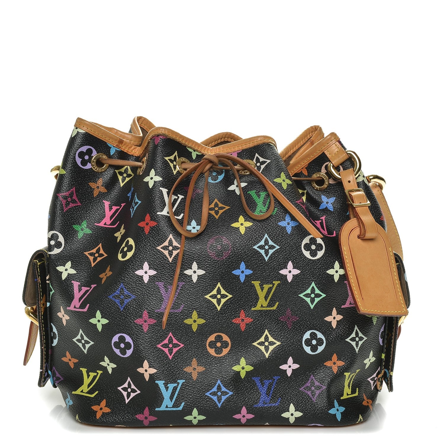 Louis Vuitton Monogram Multicolor Petit Noe Black 1 of 7