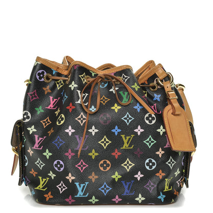 Louis Vuitton Monogram Multicolor Petit Noe Black 1 of 7