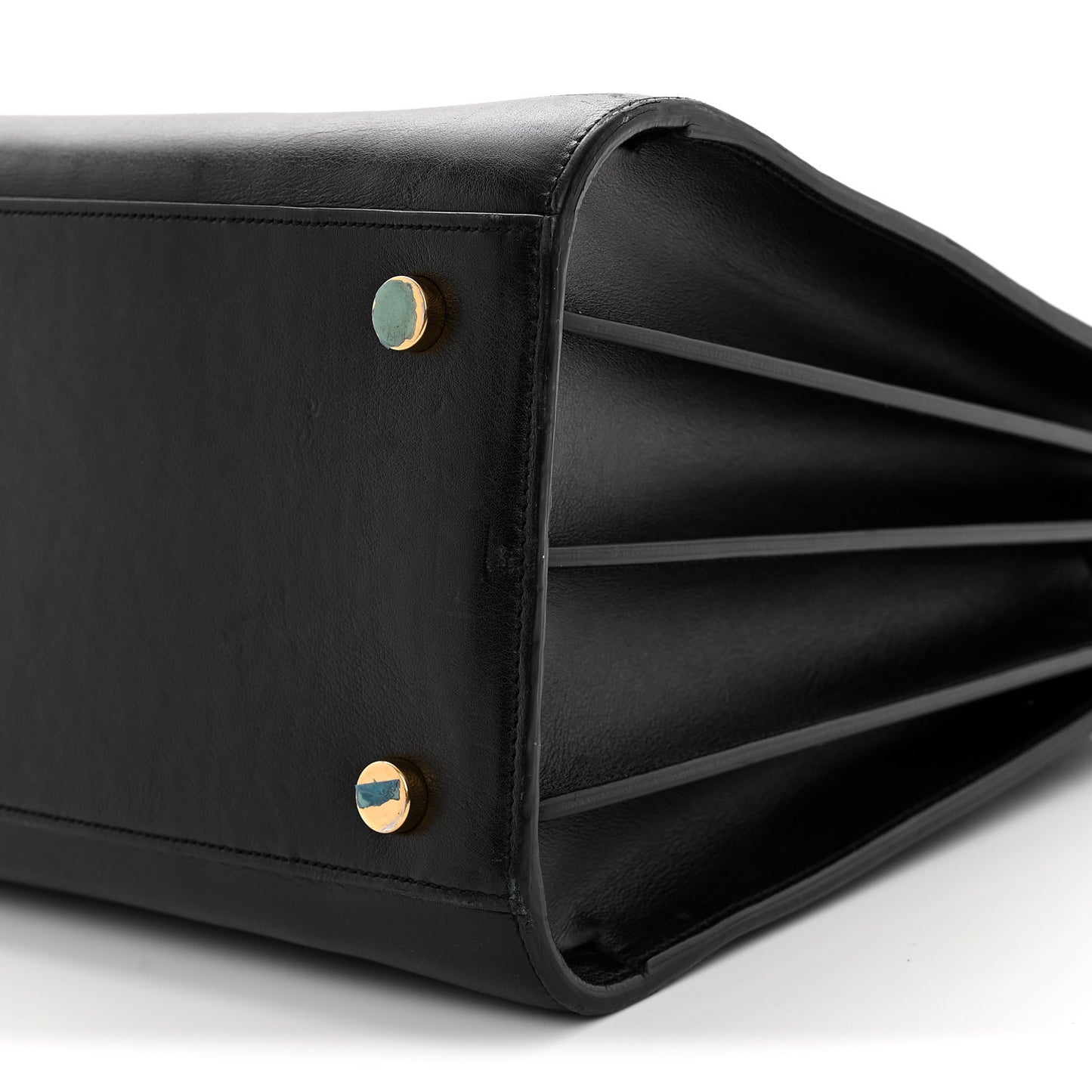 Calfskin Small Sac De Jour Black