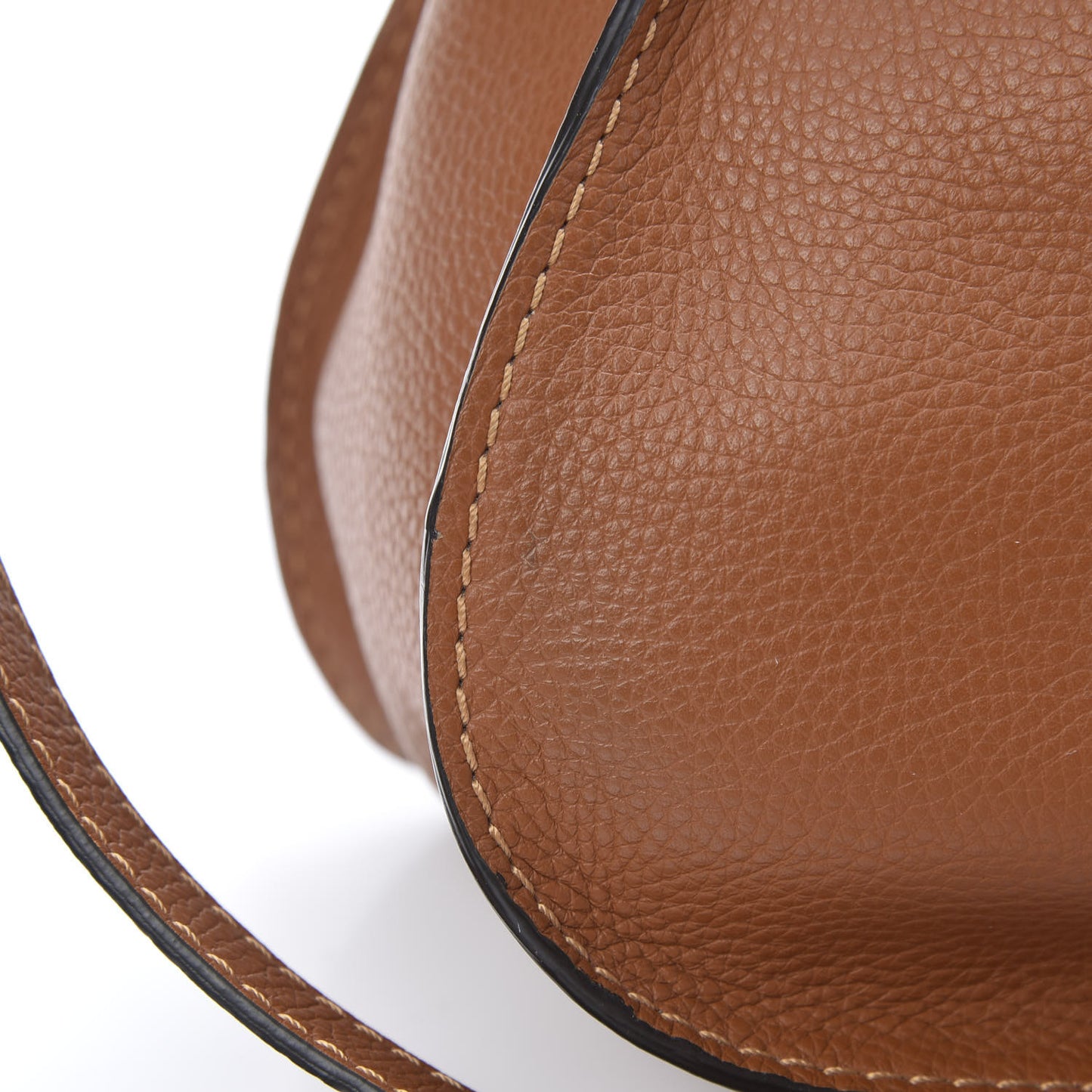 Calfskin Medium Marcie Satchel Tan