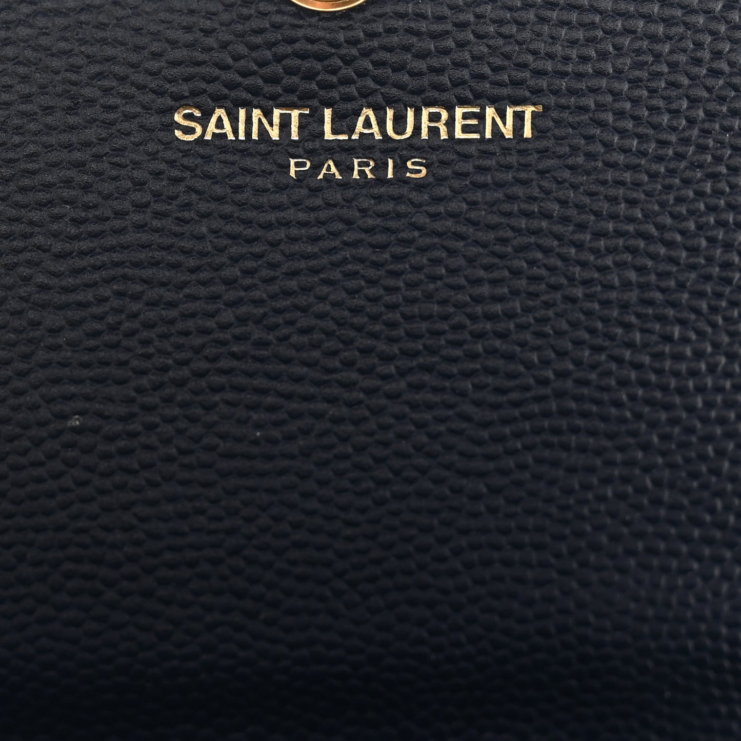 Grain De Poudre Matelasse Chevron Monogram Flap Wallet Deep Marine