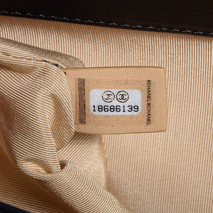 Chanel Calfskin Quilted Medium CC Crown Flap Black 8 of 10