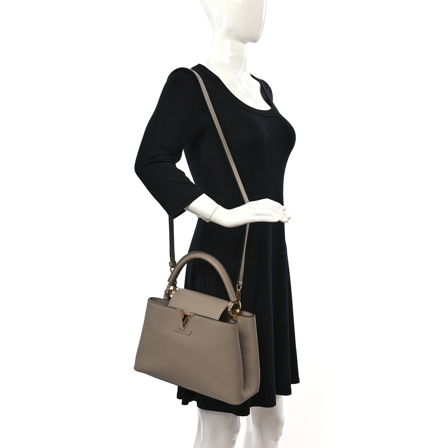 Taurillon Capucines MM Galet