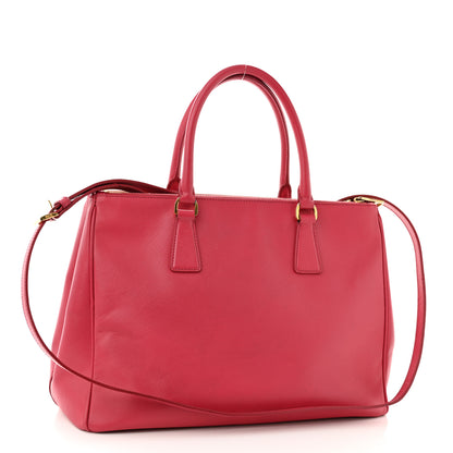 Prada Saffiano Medium Galleria Double Zip Tote Peonia 3 of 15