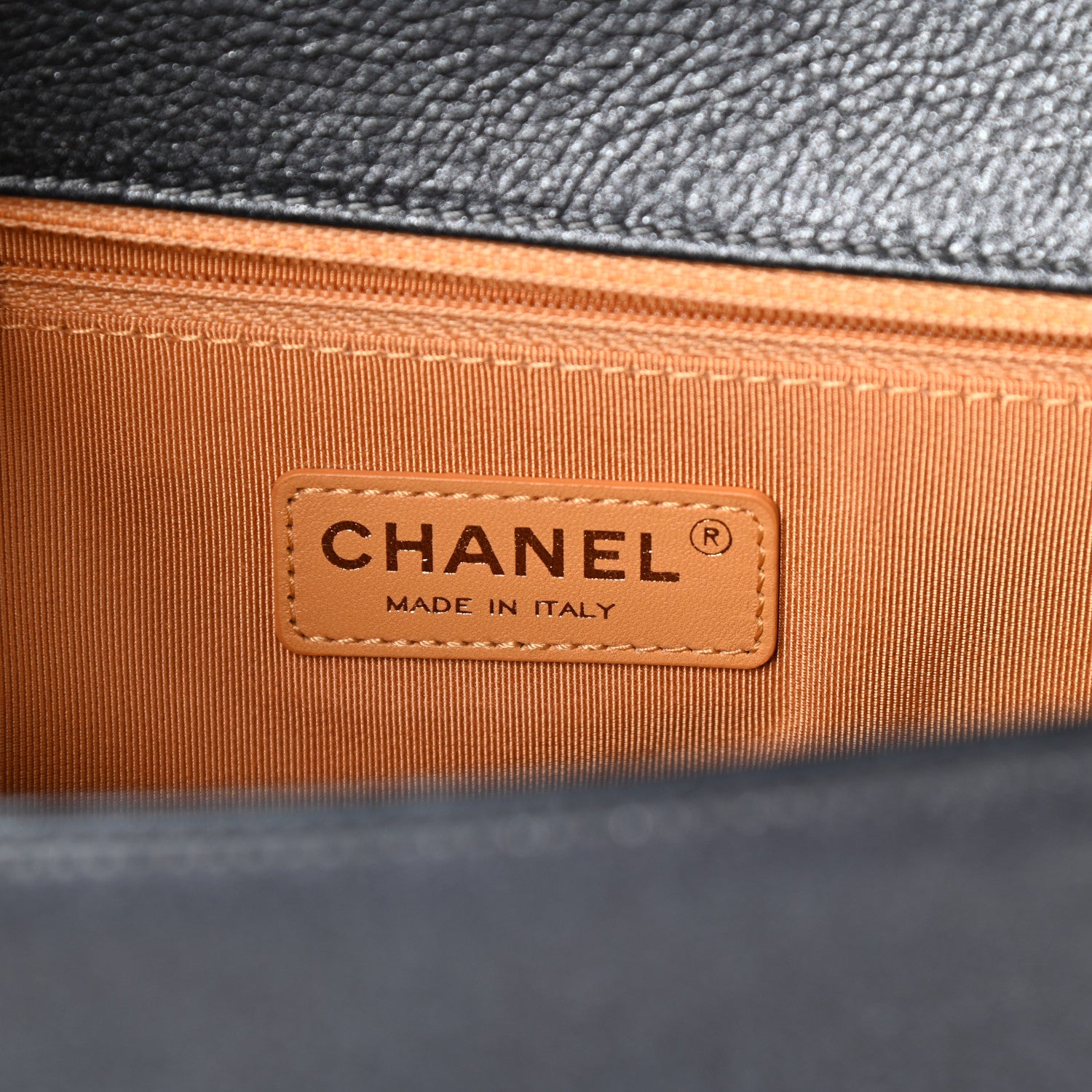 Chanel Metallic Calfskin Quilted New Medium Boy Flap Dark Grey 6 of 10