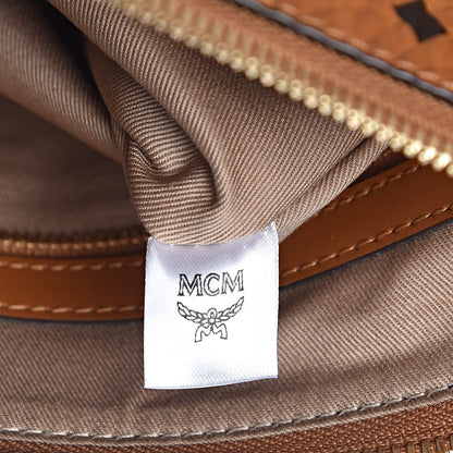 MCM Visetos Medium Crossbody Pouch Cognac 8 of 14