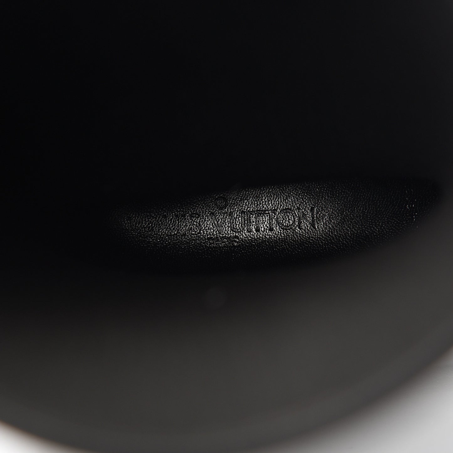 Rubber Embossed Monogram Drops High Rain Boots 37 Black