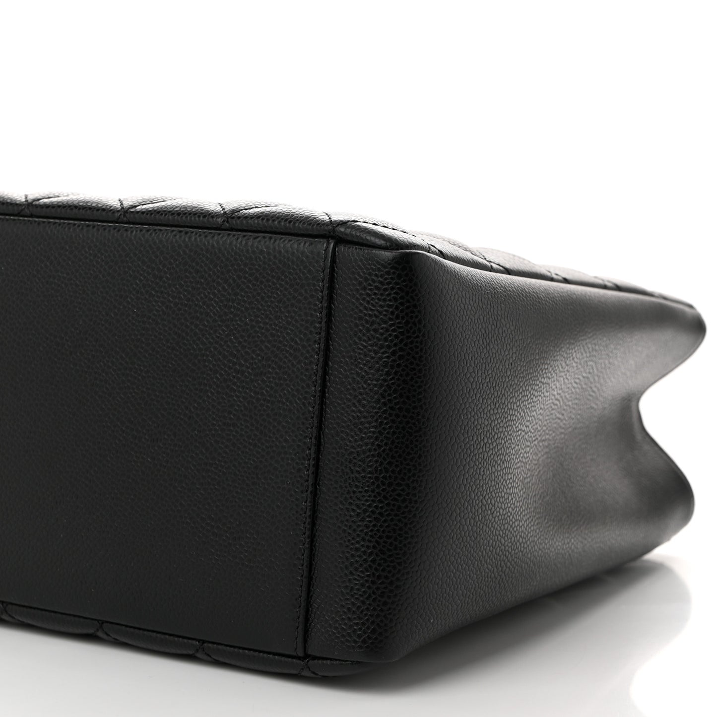 Quilted Grand Shopping Tote GST Black