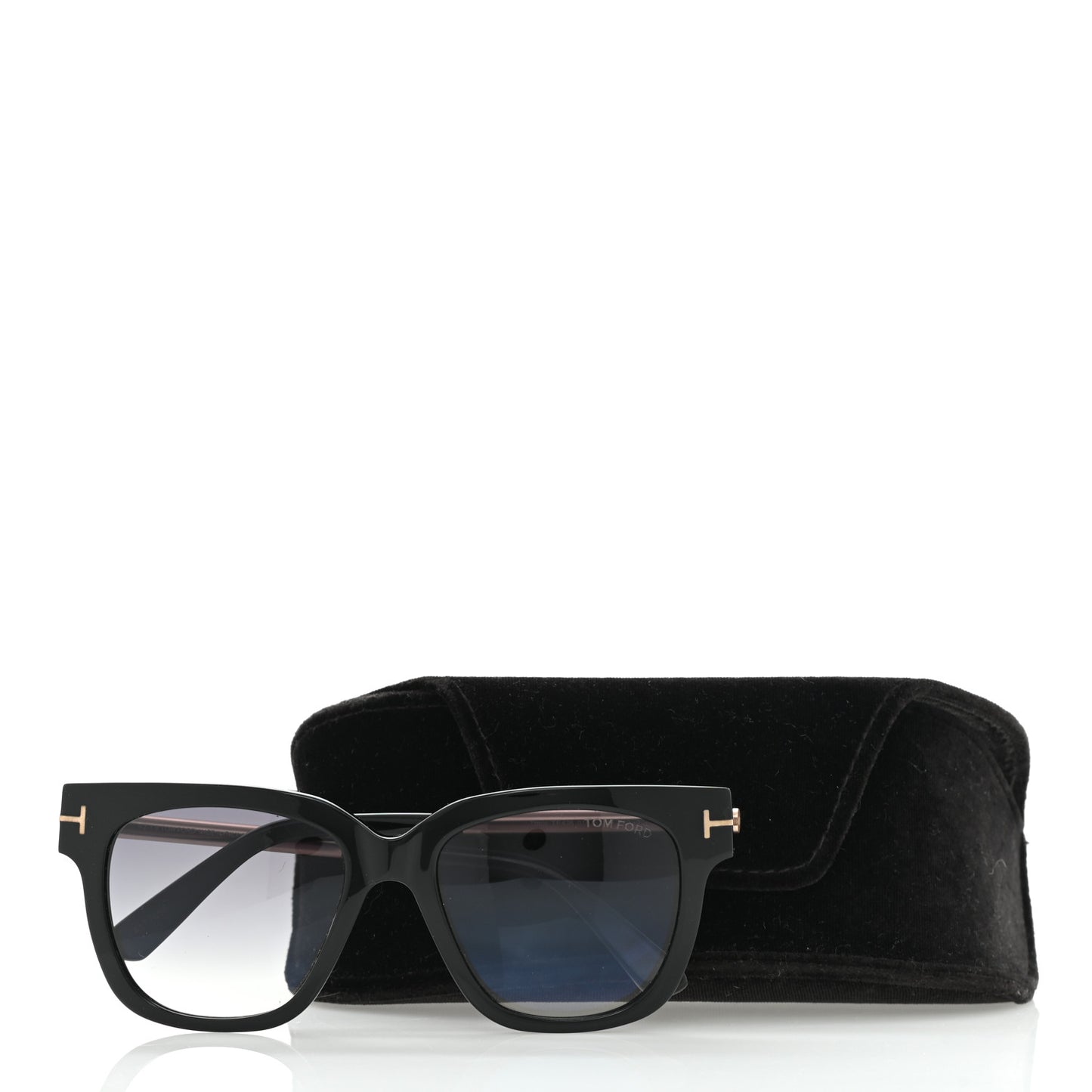 Acetate TracySquare Sunglasses TF436 Black