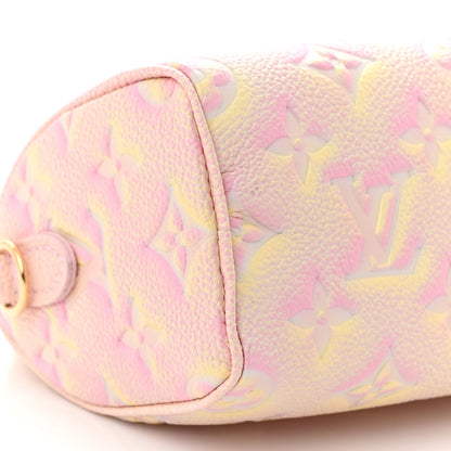 Louis Vuitton Empreinte Monogram Summer Stardust Nano Speedy Pink 8 of 9
