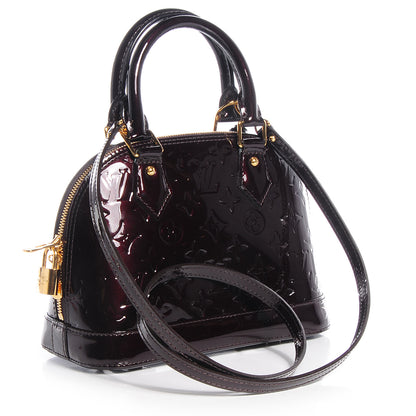 Louis Vuitton Vernis Alma BB Amarante 4 of 9
