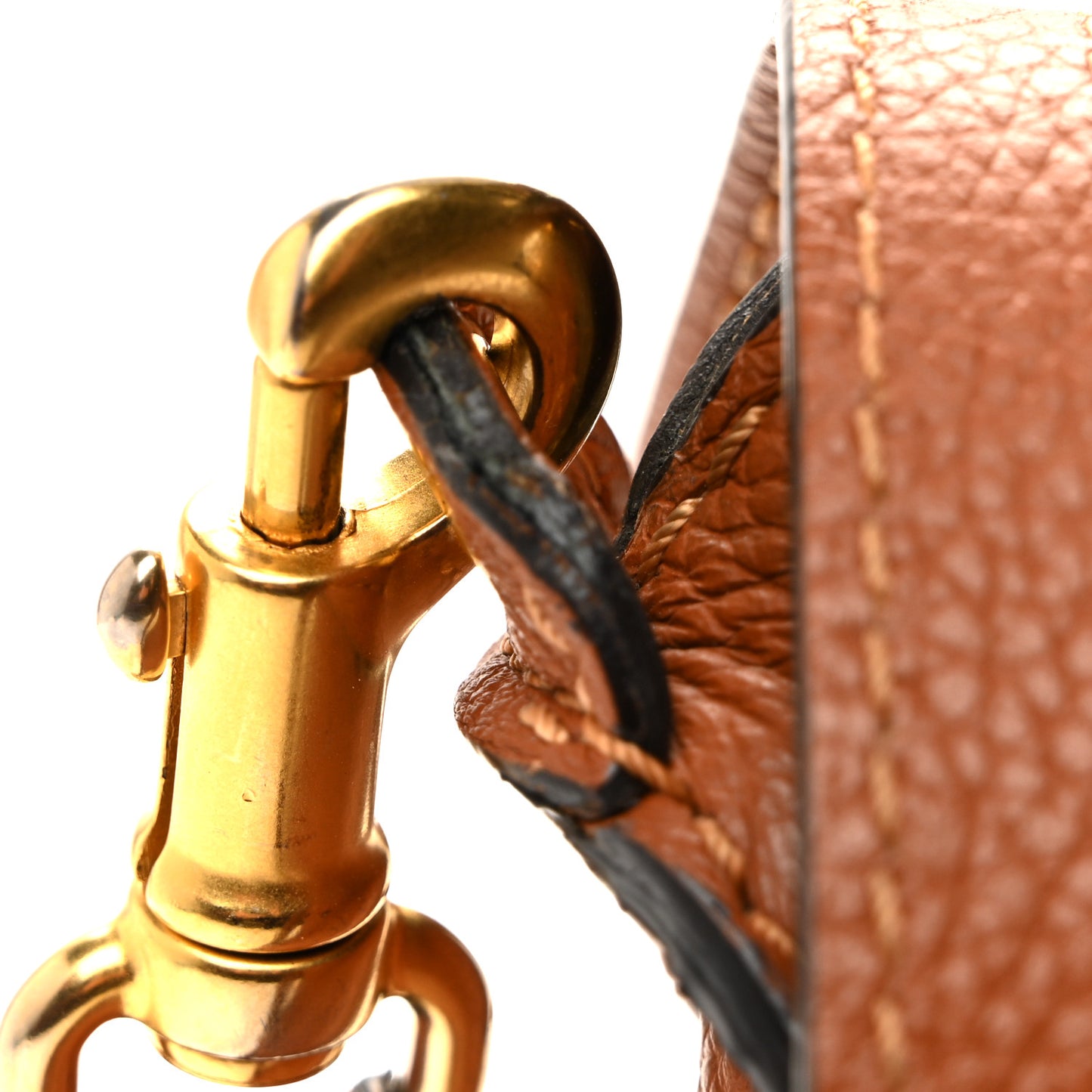 Calfskin Small Marcie Satchel Tan