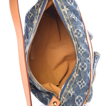 Louis Vuitton Monogram Denim Baggy PM Blue 5 of 13