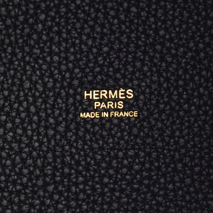 Hermes Taurillon Clemence Picotin Lock 22 MM Black 6 of 8