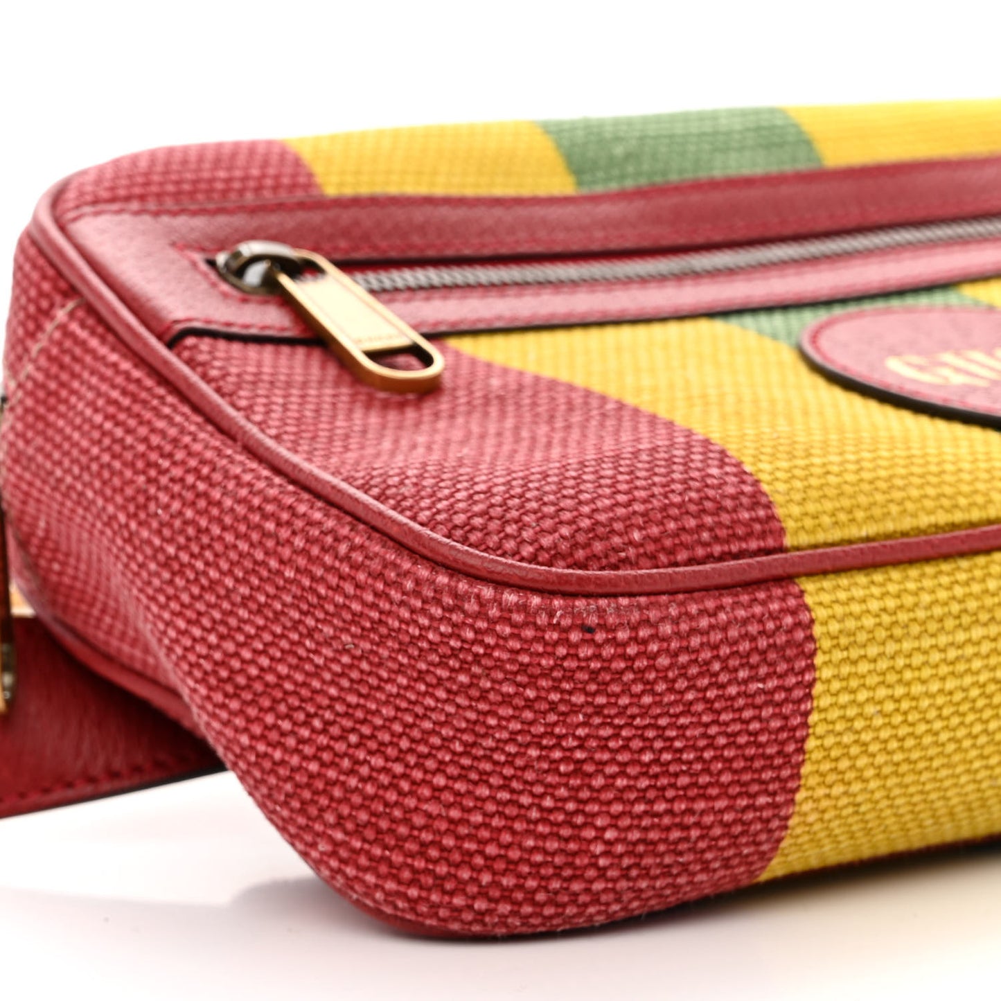 Canvas Marley Stripe Script Logo Gucci Belt Bag 100 40 Multicolor