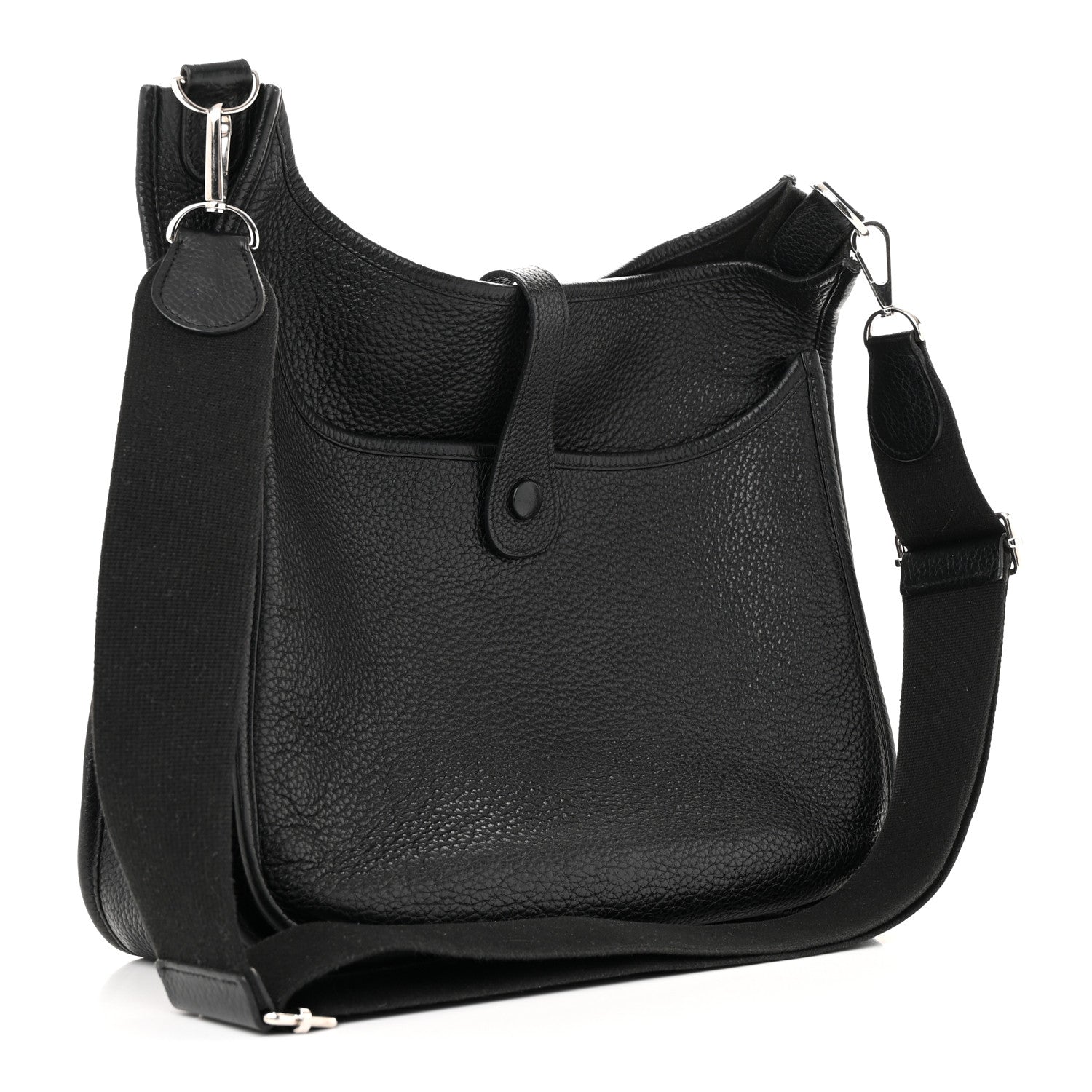 Hermes Taurillon Clemence Evelyne III GM Black 3 of 14