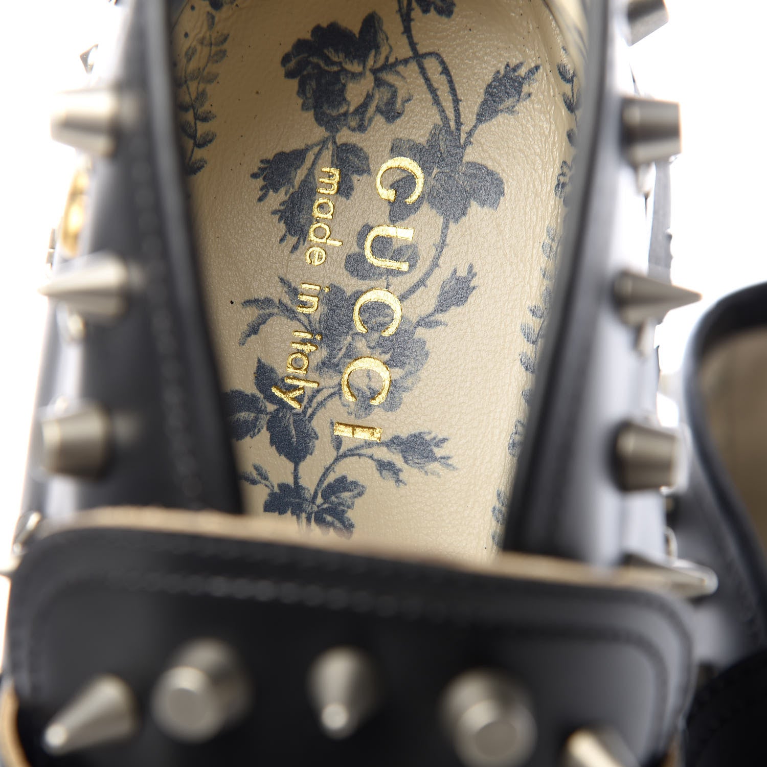 Gucci Cordovan Lux Studded Mens Harald Horsebit Ankle Boots 8.5 Black 8 of 11