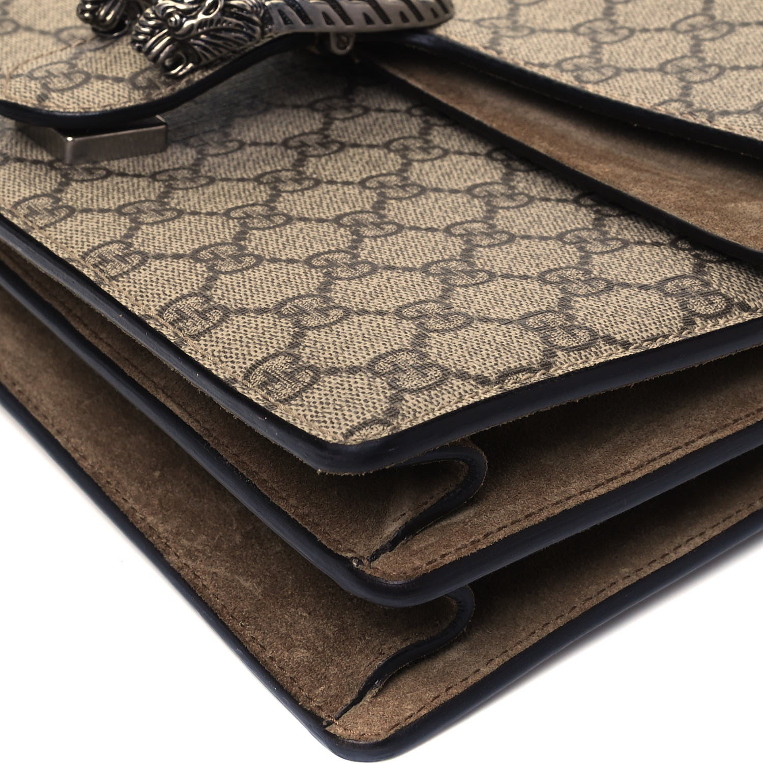 Gucci GG Supreme Monogram Medium Dionysus Shoulder Bag Taupe 9 of 9