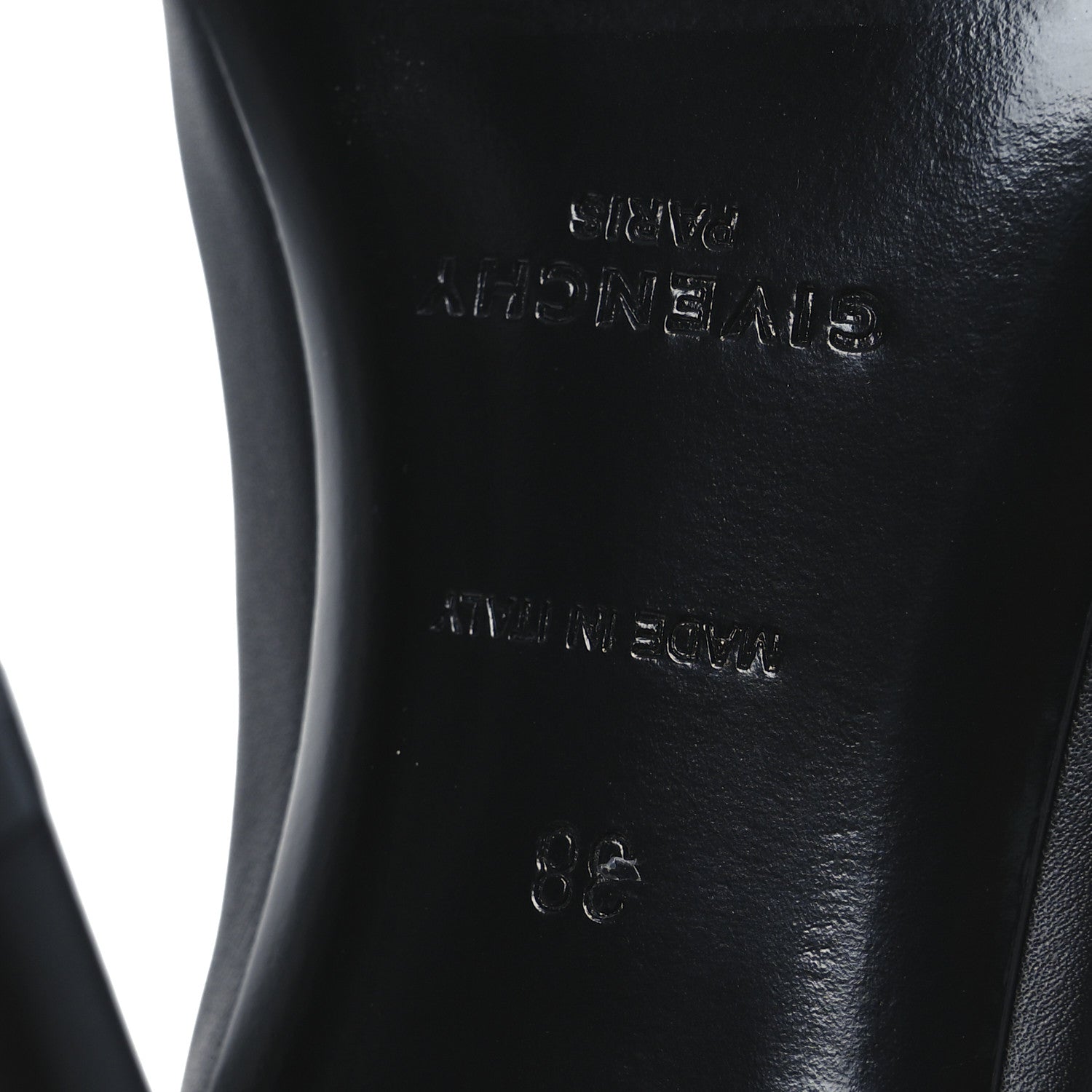 Givenchy Smooth Calfskin 4G Square Toe Knee Boots 38 Black 8 of 12