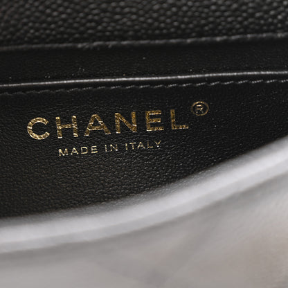 Chanel Caviar Quilted Mini Sweetheart Rectangular Flap Black 6 of 11