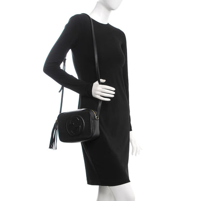 Gucci Pebbled Calfskin Small Soho Disco Bag Black 2 of 7