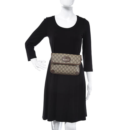 Gucci GG Supreme Monogram Neo Vintage Web Belt Bag Brown 2 of 11