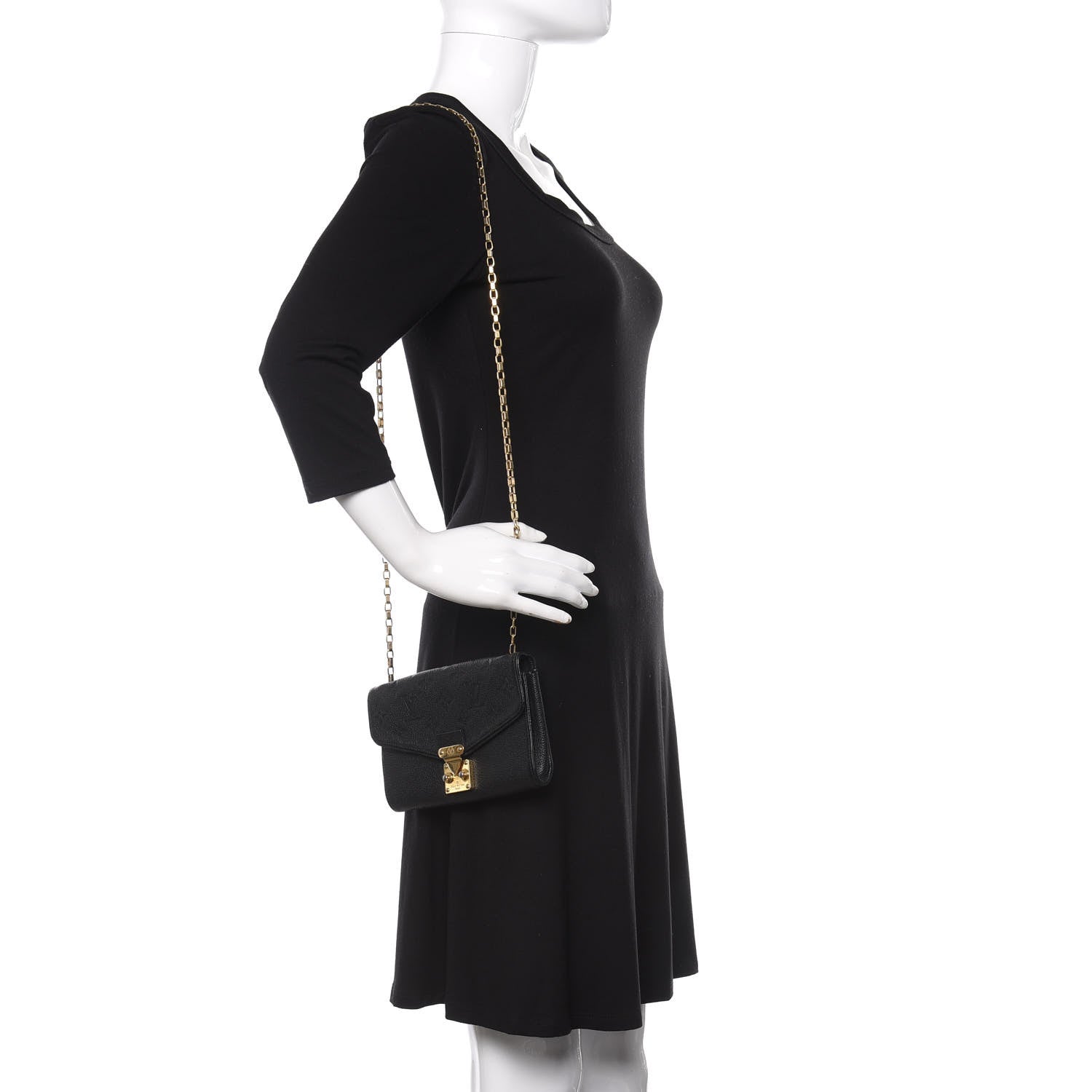 Louis Vuitton Empreinte Pochette Saint Germain Black 2 of 11