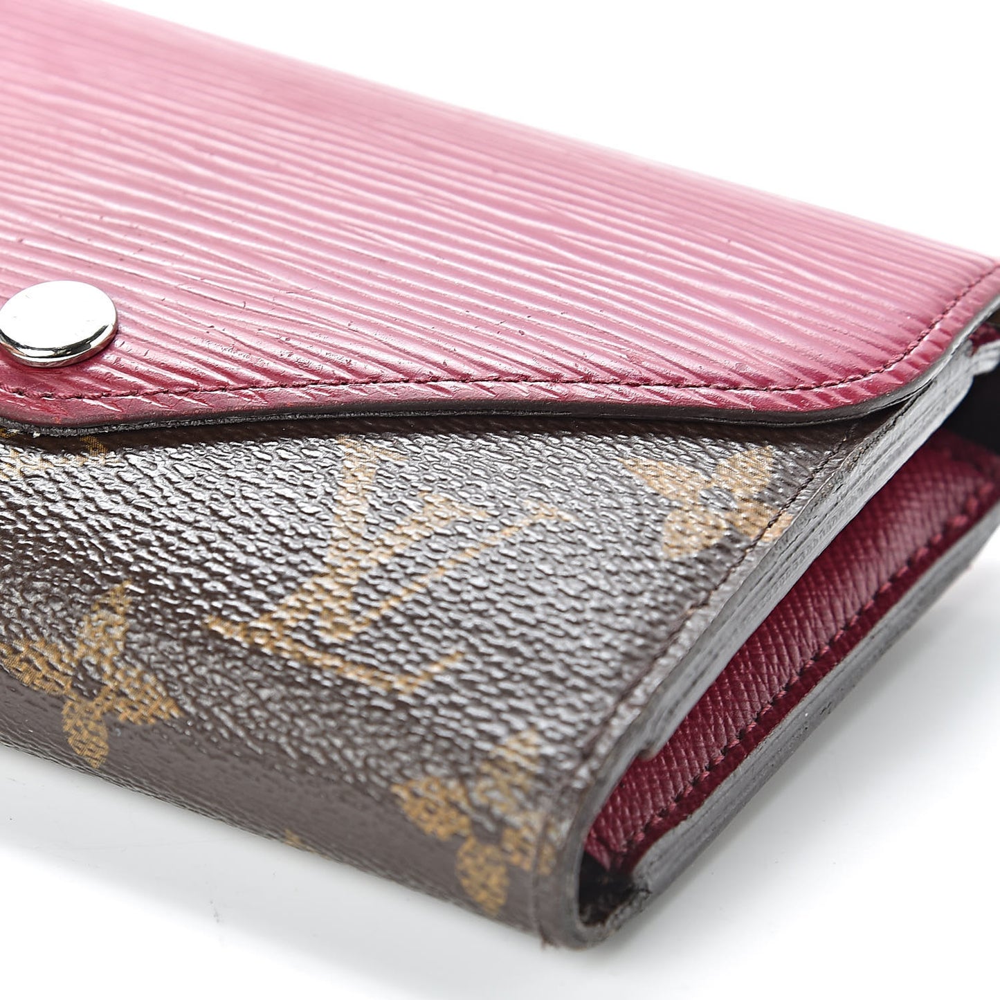 Epi Monogram Marie-Lou Compact Wallet Fuchsia