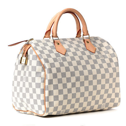 Louis Vuitton Damier Azur Speedy 30 2 of 4