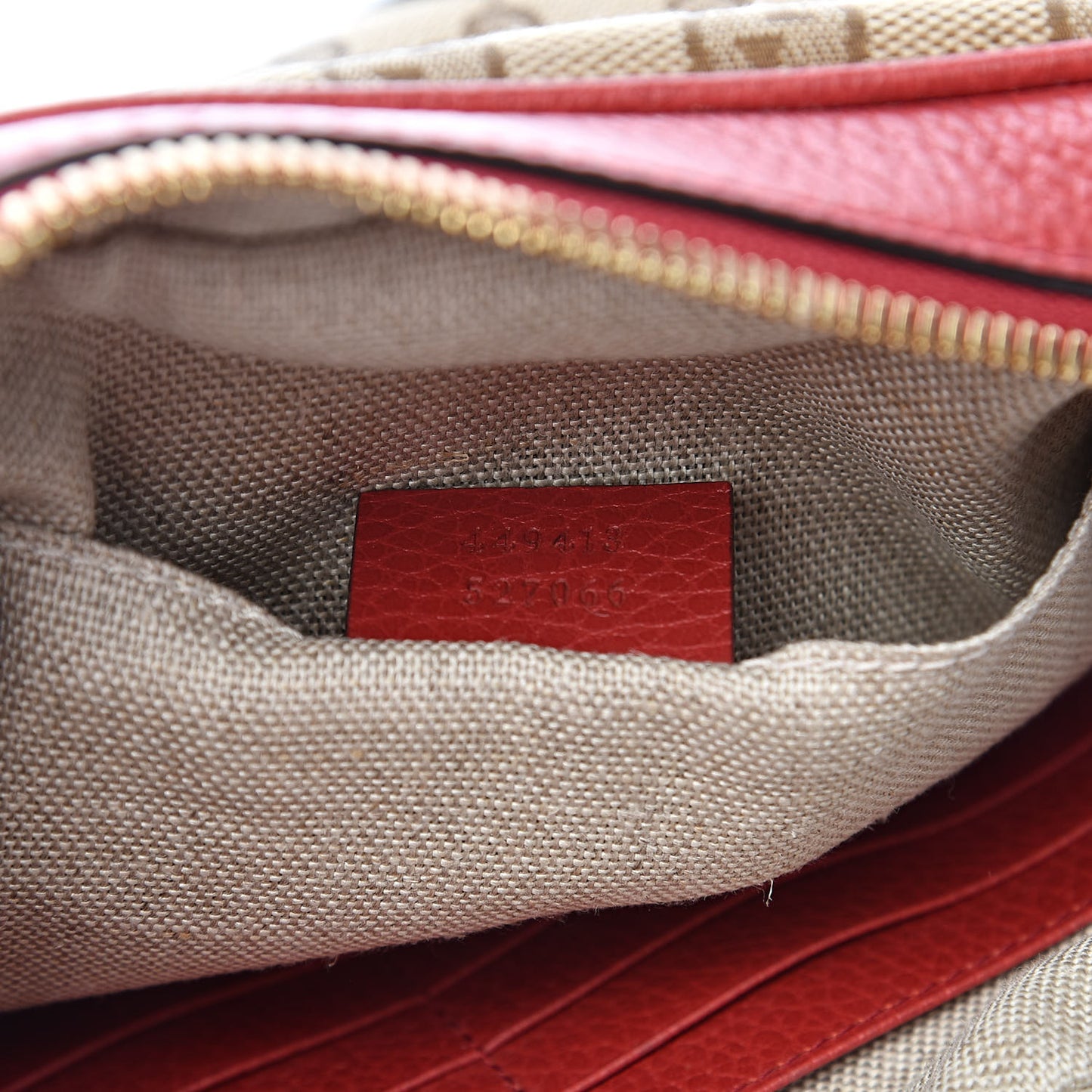 Monogram Mini Bree Messenger Bag Red