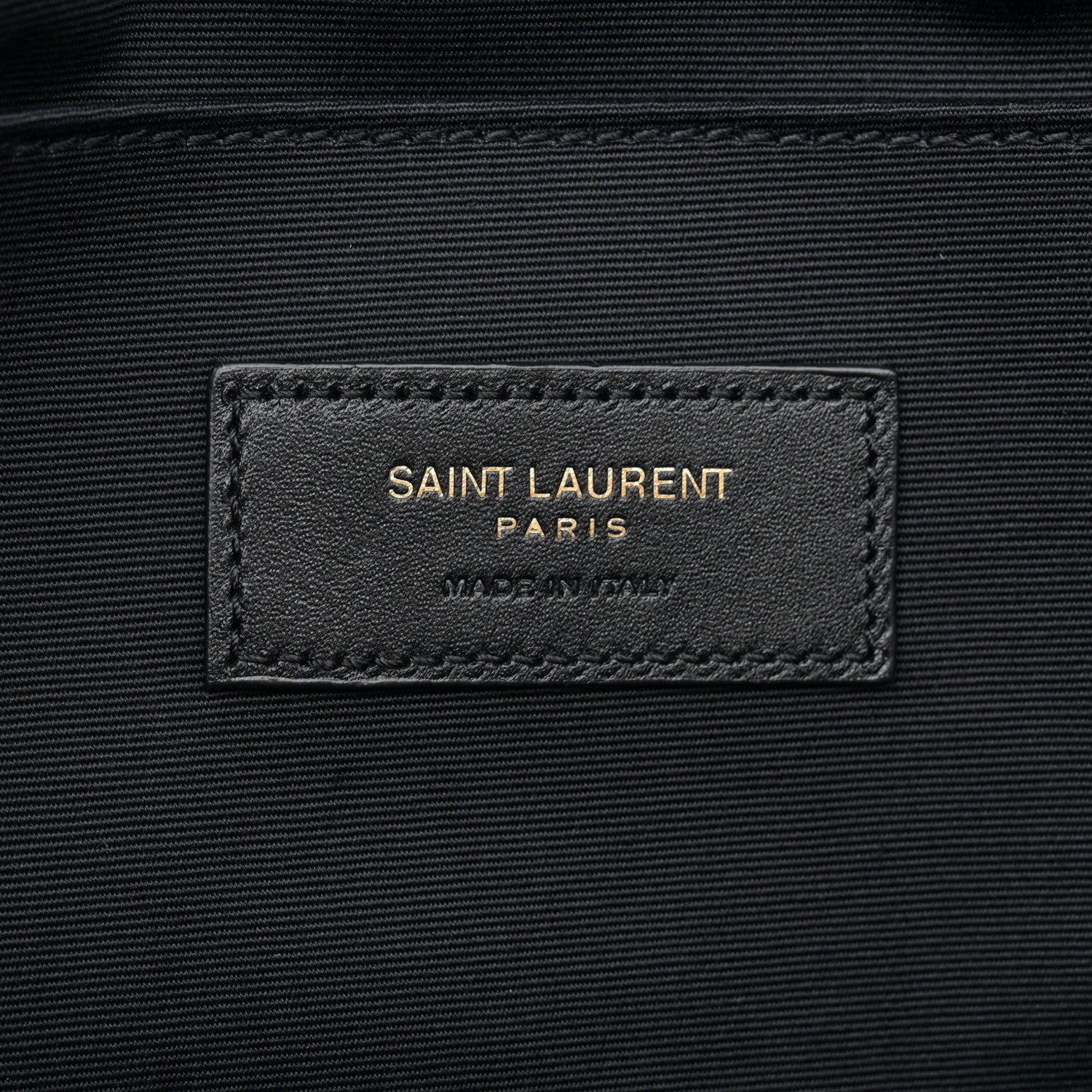 Saint Laurent Grain De Poudre Monogram Belt Bag Black 6 of 13