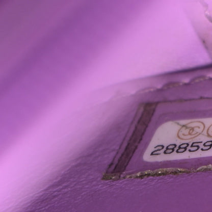 Chanel Caviar Quilted Medium CC Filigree Vanity Case Purple 7 of 16