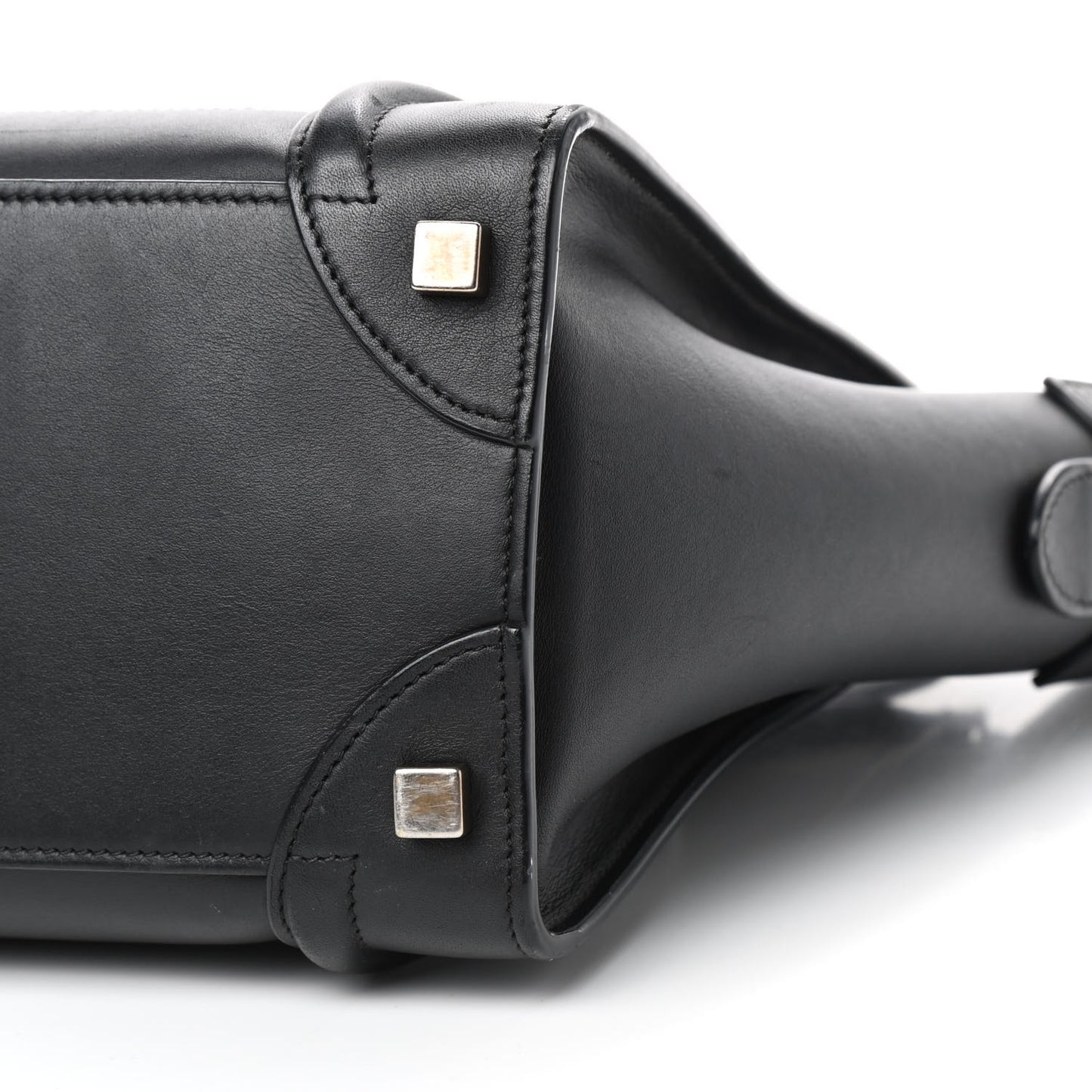 Smooth Calfskin Micro Luggage Black
