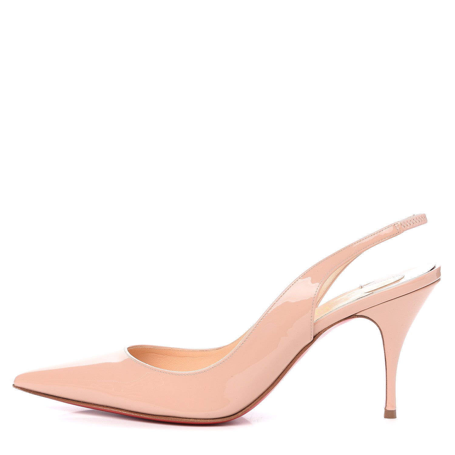 Christian Louboutin Patent Clare Sling 80 Pumps 38.5 Antoinette 1 of 9