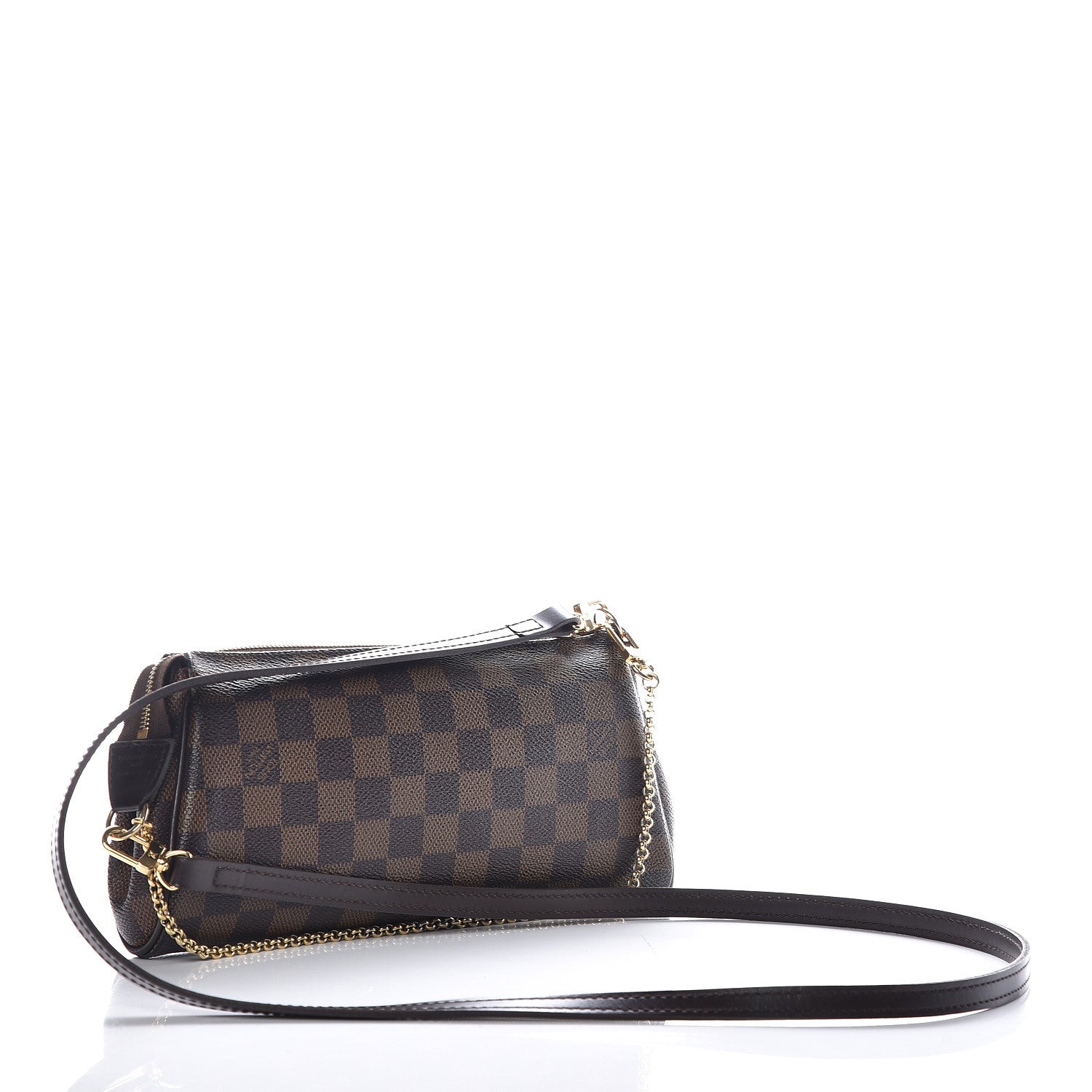 Louis Vuitton Damier Ebene Eva Clutch 3 of 9